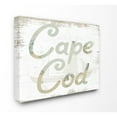 thumbnail image 1 of Stupell Industries Cape Cod Coast Beach Map Textured Paint Word Design Canvas Wall Art by Daphne Polselli, 1 of 1