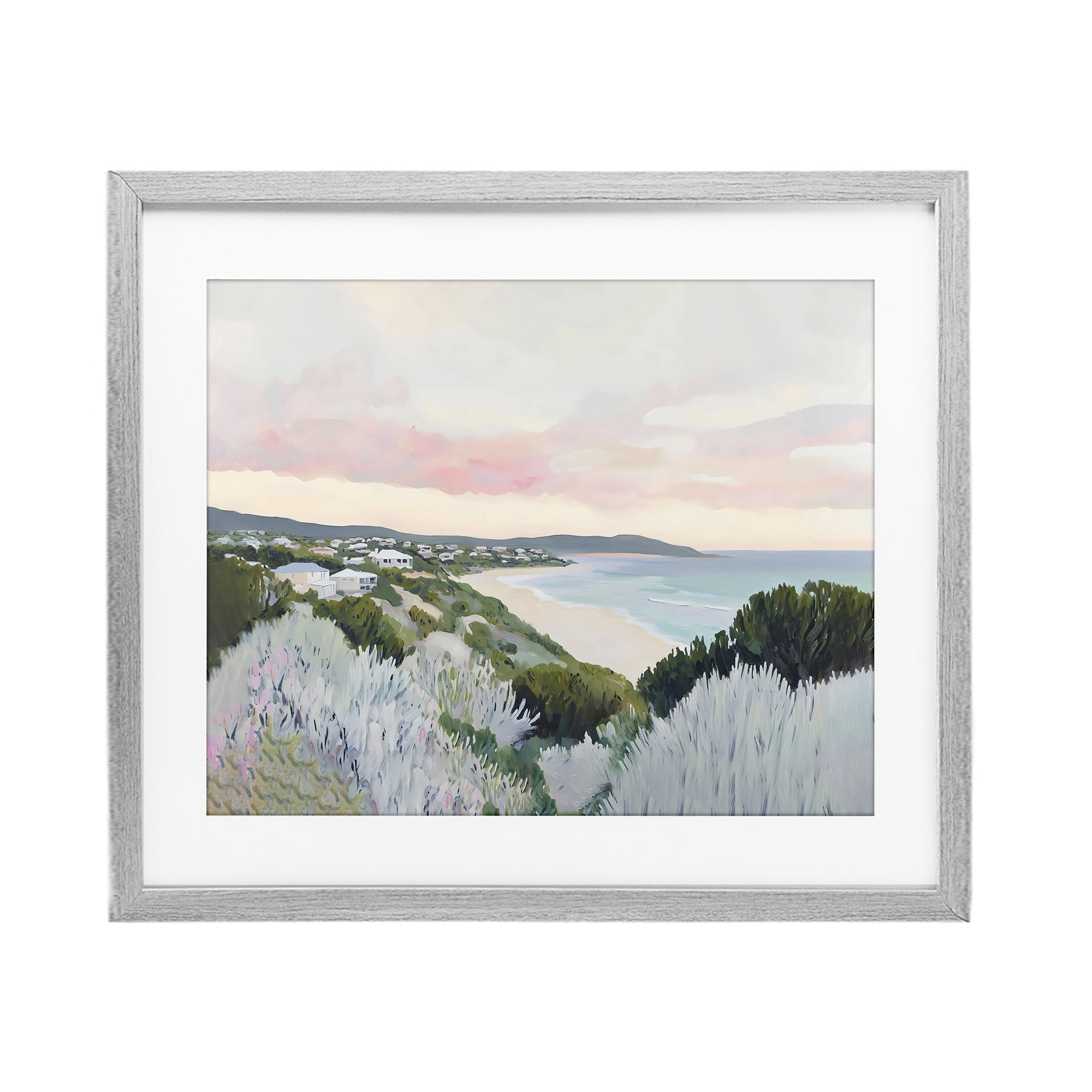 Stupell Industries Cape Cod Evening Light Gray Framed Print Under Glass, design by The Prints Vibe