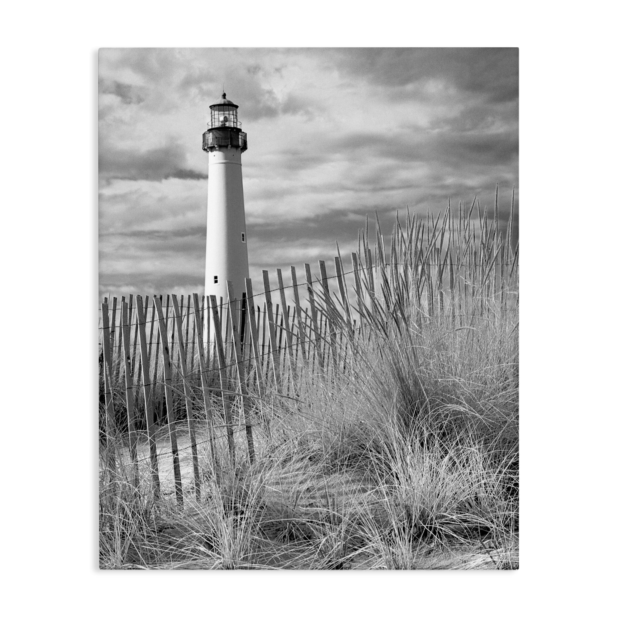Stupell Industries Cape May Lighthouse View Canvas Wall Art, design by MJ Photography
