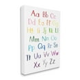 thumbnail image 1 of Stupell Industries Capital and Lowercase Alphabet Letters Rainbow ABC Art for Kids Painting Gallery Wrapped Canvas Print Wall Art, 24 x 30, 1 of 6