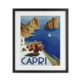 thumbnail image 1 of Stupell Industries Coastal Capri Island Cliffs Black Framed Print Under Glass, 13 x 16, by Lil' Rue, 1 of 8