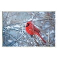 thumbnail image 1 of Stupell Industries Cardinal in Winter Branches Animals & Insects Photography Unframed Art Print Wall Art, 19 x 13, 1 of 7