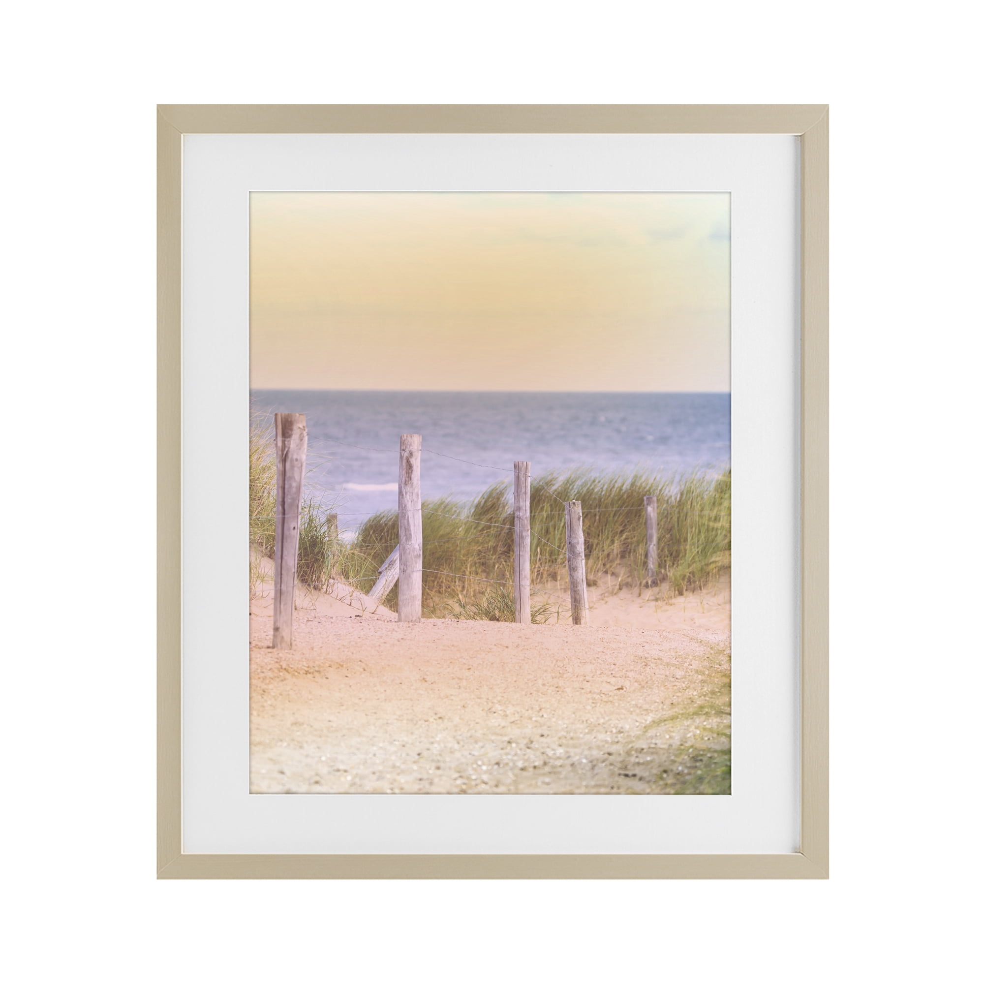 Stupell Industries Carefree Beach Vacation Birch Framed Print Under Glass, design by Marcus Prime