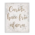thumbnail image 1 of Stupell Industries Cariño Hace Frio Afuera Holiday Painting White Framed Art Print Wall Art, 24 x 30, 1 of 2
