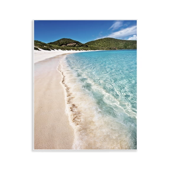 Stupell Industries Caribbean Beach Coast Wall Plaque Art, design by Seven Trees Design