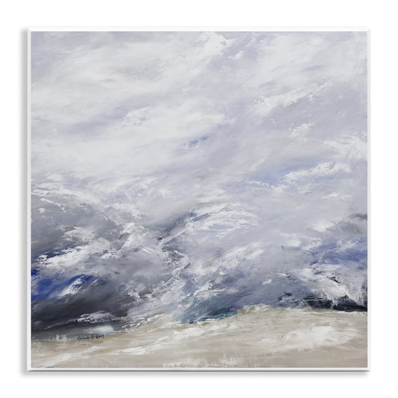 Stupell Industries Cascading Ripples Illusion Abstract Painting Unframed Art Print Wall Art, 12 x 12