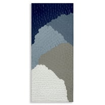 Stupell Industries Cascading Shapes Abstract Abstract Painting Gallery Wrapped Canvas Art Print Wall Art, 10 x 24