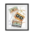 thumbnail image 1 of Stupell Industries Eclectic Cassette Mix Tapes Trio Black Framed Print Under Glass, 13 x 16, by Elizabeth Medley, 1 of 8