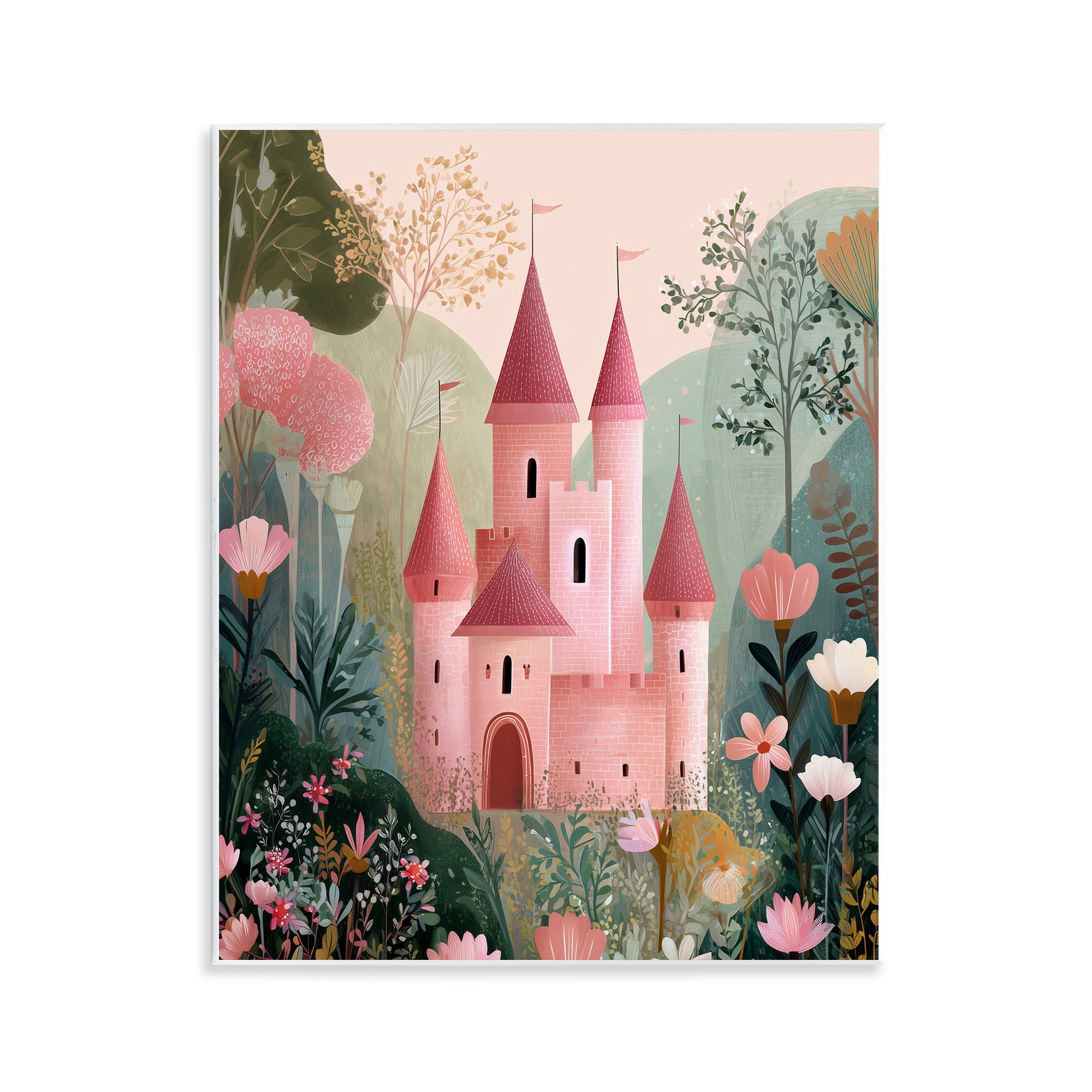 Stupell Industries Castle For A Princess Wall Plaque Art, design by Christine Simpson Art
