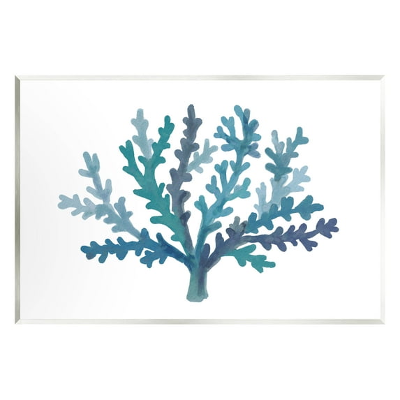 Stupell Industries Casual Blue Aquatic Coral Graphic Art Unframed Art Print Wall Art, Design by Nina Muis Surface Design