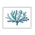 thumbnail image 1 of Stupell Industries Casual Blue Aquatic Coral Graphic Art White Framed Art Print Wall Art, Design by Nina Muis Surface Design, 1 of 7
