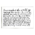 thumbnail image 1 of Stupell Industries Casual Cursive Love Phrase Repeating Calligraphy Words Graphic Art Unframed Art Print Wall Art, Design by Grace Popp, 1 of 5