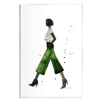 Stupell Industries Casual Fashion Girl Beauty & Fashion Painting Unframed Art Print Wall Art, 10 x 15