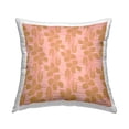 thumbnail image 1 of Stupell Industries Casual Flower Petals Pink Stripes Pattern Design by Birgit Maria Kiennast Throw Pillow, 1 of 6