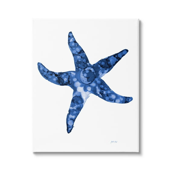 Stupell Industries Casual Starfish Beach Ocean Sea Life Painting Painting Gallery Wrapped Canvas Print Wall Art, Design by Patti Mann