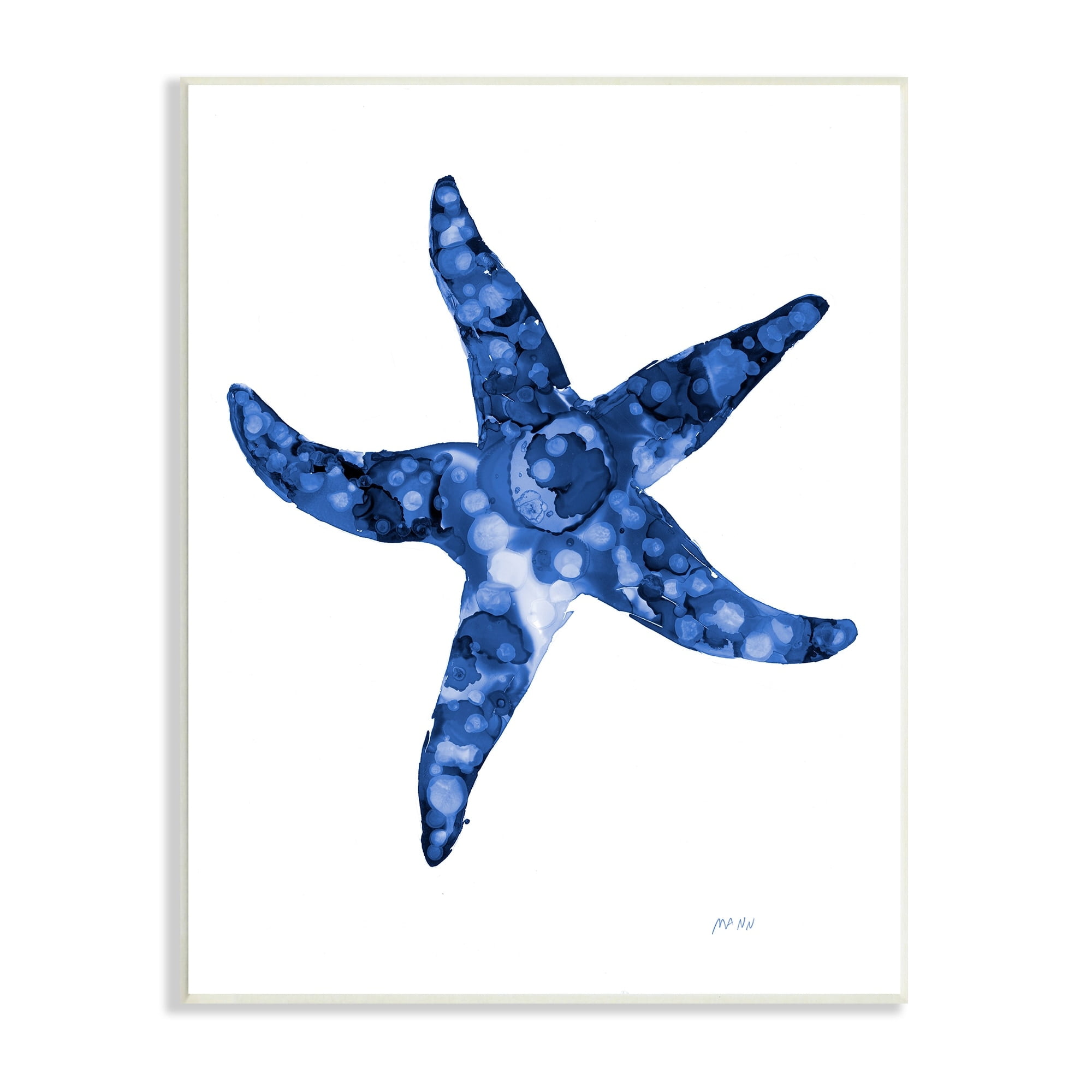 Stupell Industries Casual Starfish Beach Ocean Sea Life Painting Painting Unframed Art Print Wall Art, Design by Patti Mann