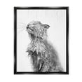 thumbnail image 1 of Stupell Industries Cat Bathroom Splash Animals & Insects Painting Black Floater Framed Canvas Art Print Wall Art, 17 x 21, 1 of 10