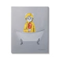 thumbnail image 1 of Stupell Industries Cat Fish Yellow Raincoat Claw Foot Bathtub , 30 x 40, Design by Coco de Paris, 1 of 5