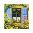 thumbnail image 1 of Stupell Industries Cat in Garden Window Animals & Insects Painting Gallery Wrapped Canvas Print Wall Art, 17 x 17, 1 of 7