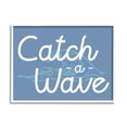 thumbnail image 1 of Stupell Industries Catch a Wave on Blue Landscape Painting White Framed Art Print Wall Art, 20 x 16, 1 of 9