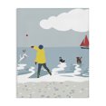thumbnail image 1 of Stupell Industries Tropical Catching Ball on Beach Canvas Art, 24 x 30, by Betty Boynes, 1 of 8