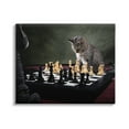 thumbnail image 1 of Stupell Industries Cats Playing Chess Animals & Insects Photography Gallery Wrapped Canvas Art Print Wall Art, 40 x 30, 1 of 8