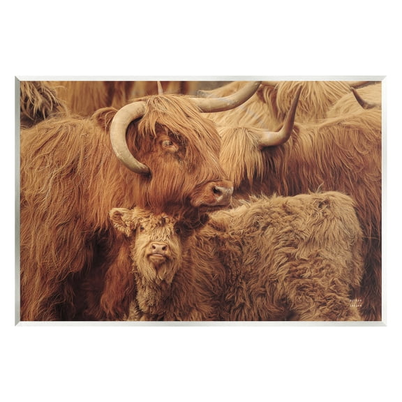 Stupell Industries Cattle & Calf Photography Animals & Insects Photography Unframed Art Print Wall Art, 15 x 10