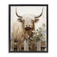 thumbnail image 1 of Stupell Industries Rustic Lodge Cattle & Garden Fence Black Floating Frame Canvas Art, 17 x 21, by Arlington Prints, 1 of 8