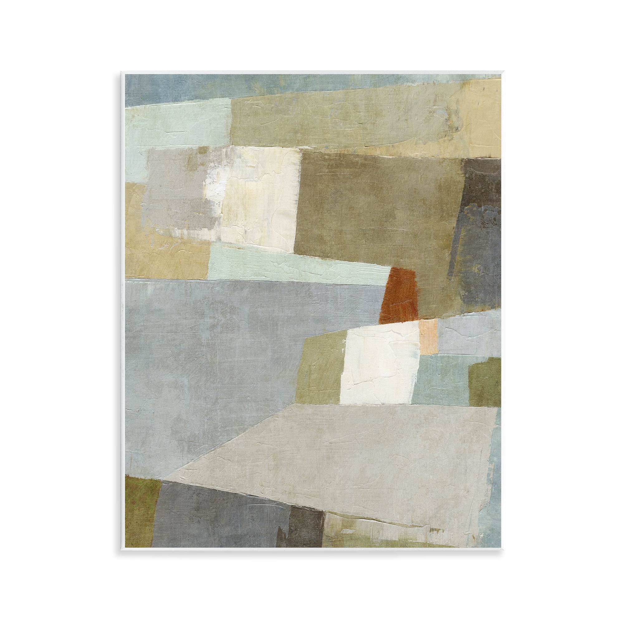 Stupell Industries Causeway Neutral Geometrics Wall Plaque Art, design by Suzanne Nicoll