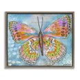 thumbnail image 1 of Stupell Industries Celebration Butterfly Wings Animals Painting Brown Floater Framed Canvas Art Print Wall Art, 21 x 17, 1 of 10
