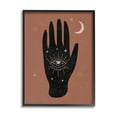 thumbnail image 1 of Stupell Industries Celestial Bohemian Chic Hand With Enlightened Eye Tattoo ,11 x 14, Design by Nina Blue, 1 of 5