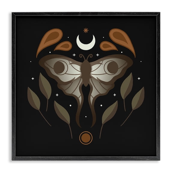 Stupell Industries Eclectic Black Framed Giclee Art, 24 x 24, by Ahmed Sameh Hussein
