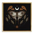 thumbnail image 1 of Stupell Industries Eclectic Gold Floating Frame Canvas Art, 18 x 18, by Ahmed Sameh Hussein, 1 of 8