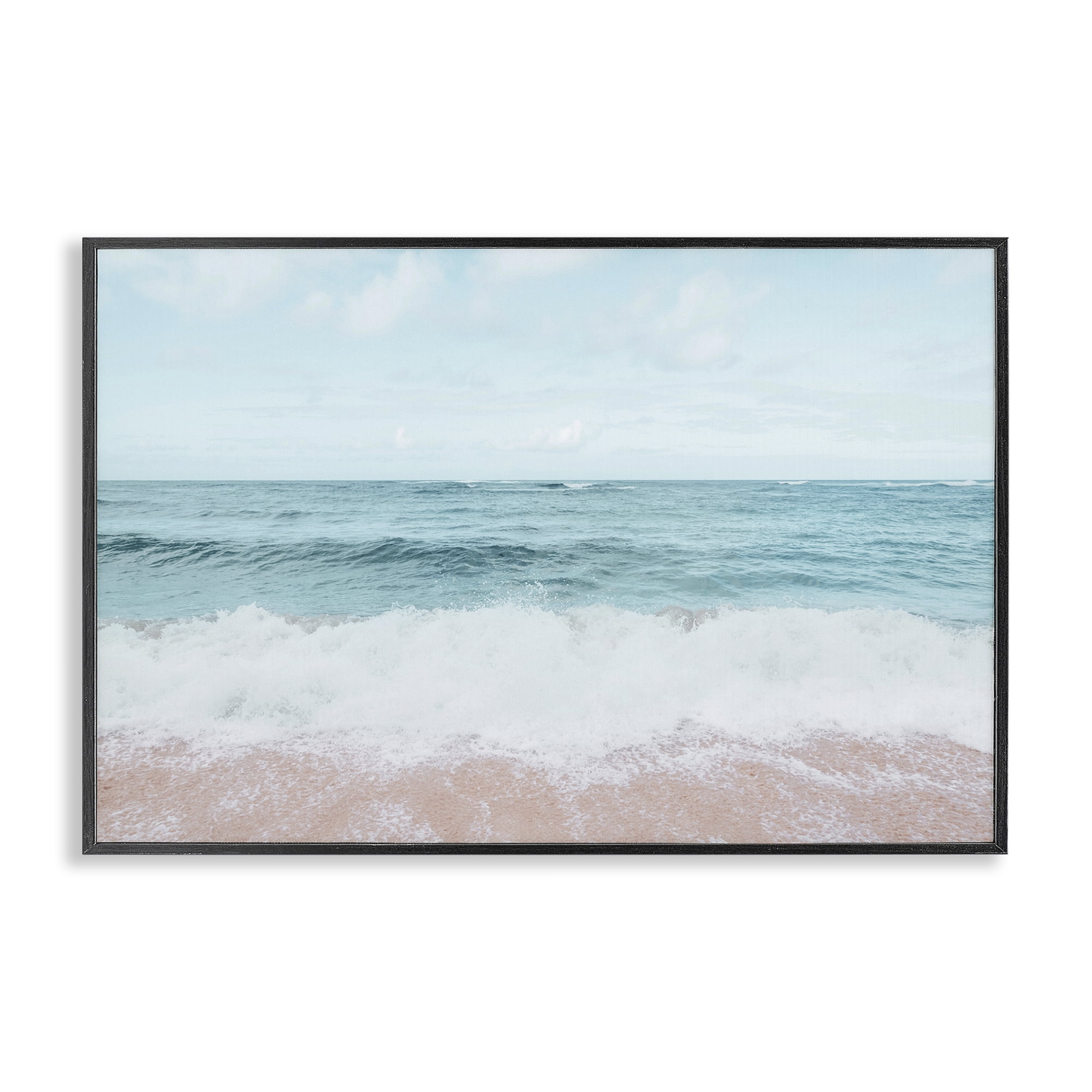 Stupell Industries Centric Beach Foam Nautical & Beach Photography ...