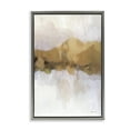 Stupell Industries Centric Golden Abstract Abstract Painting Gray
