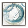 thumbnail image 1 of Stupell Industries Centric Overlapping Rings Abstract Painting Gray Floater Framed Canvas Art Print Wall Art, 18 x 18, 1 of 9