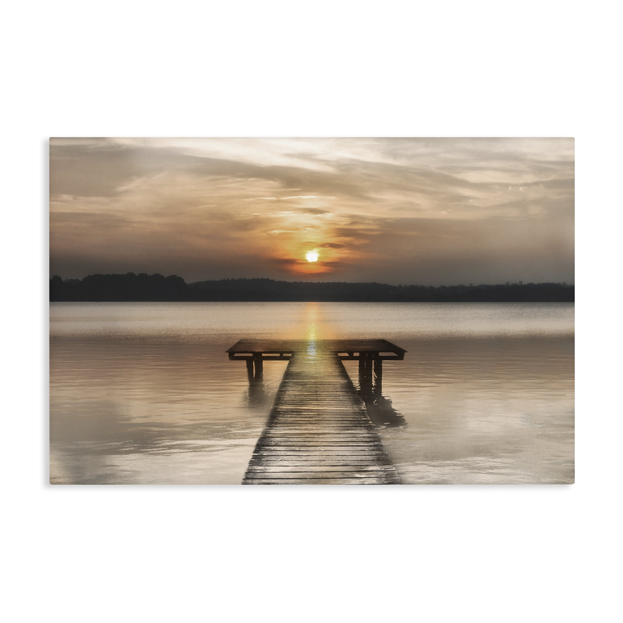 Stupell Industries Centric Reflective Sunrise Canvas Wall Art, design by Irene Weisz