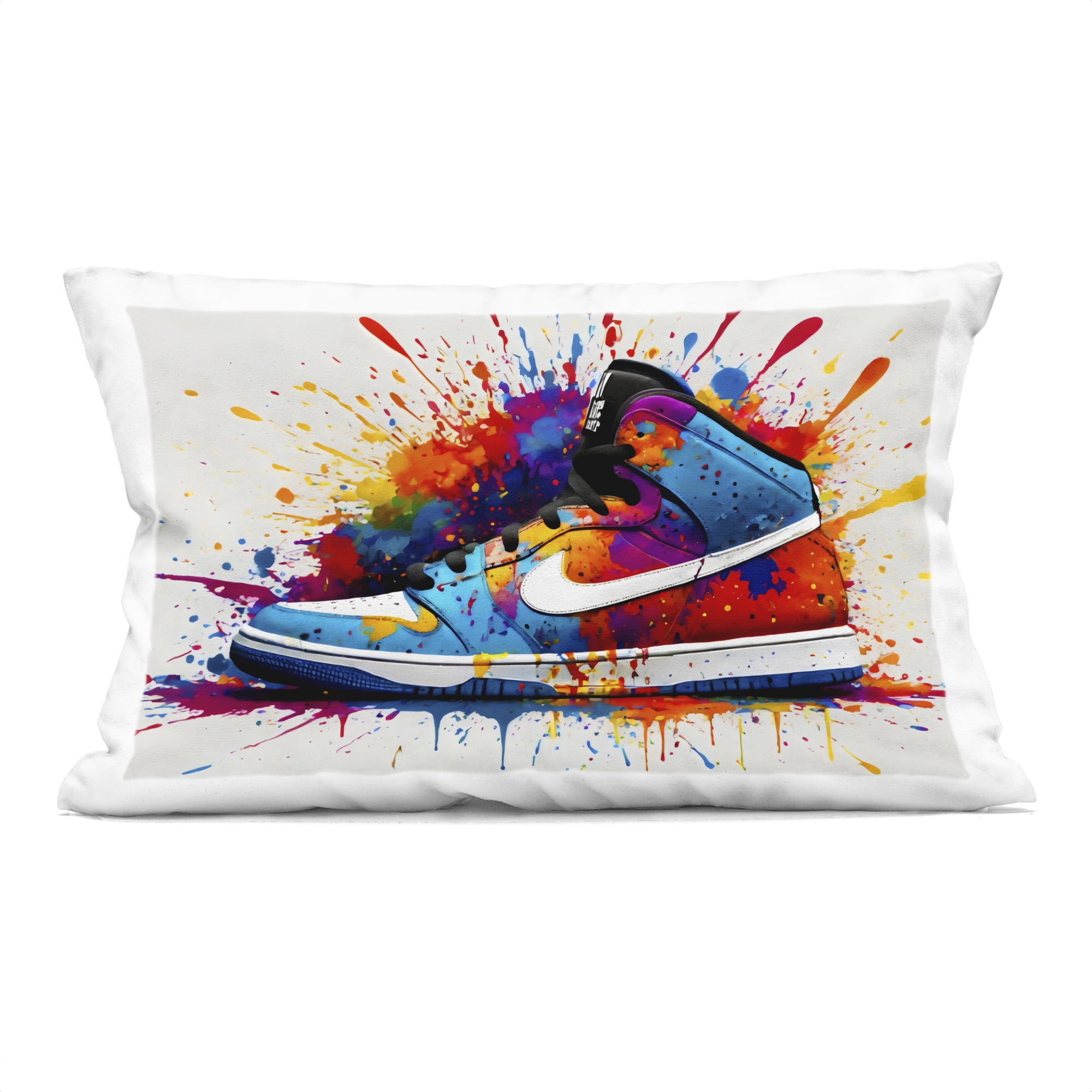 Stupell Industries Centric Sneaker Splash Decorative Printed Throw Pillow, design by Creative Studio