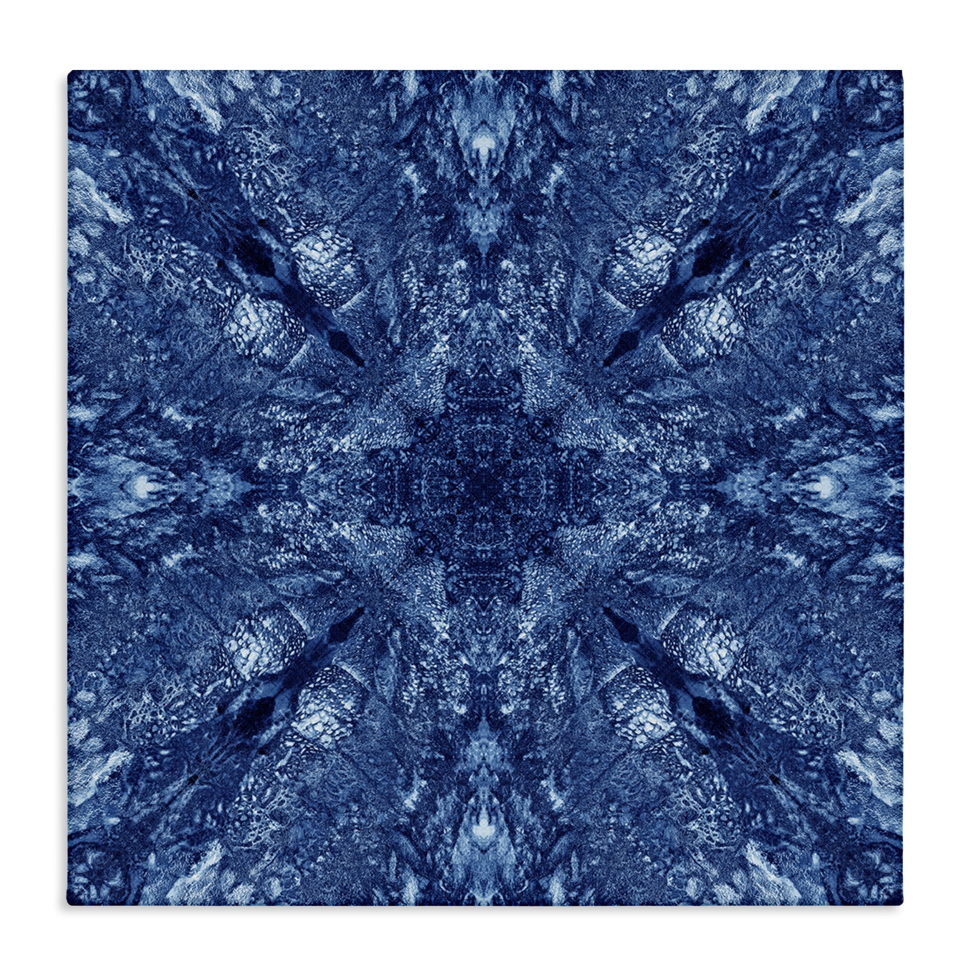 Stupell Industries Centric Symmetry Pattern Abstract Painting Wrapped Canvas Art Print Wall Art, 17 x 17
