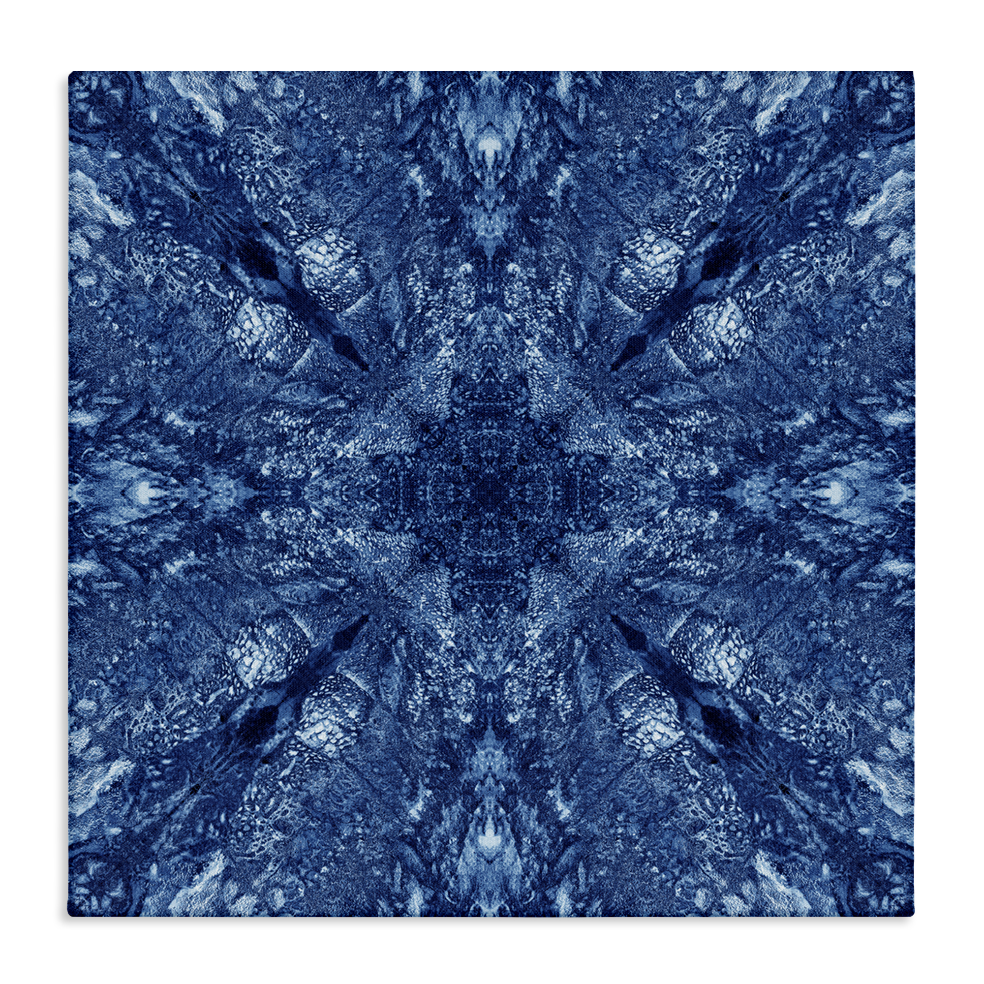 Stupell Industries Centric Symmetry Pattern Abstract Painting Wrapped Canvas Art Print Wall Art, 24 x 24