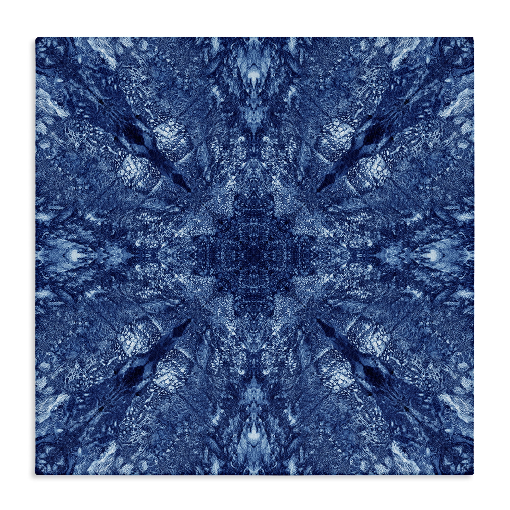 Stupell Industries Centric Symmetry Pattern Abstract Painting Wrapped Canvas Art Print Wall Art, 30 x 30