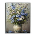 thumbnail image 1 of Stupell Industries Cerulean Flower Bouquet Floral Painting Black Framed Art Print Wall Art, 24 x 30, 1 of 8