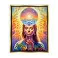 thumbnail image 1 of Stupell Industries Chakra Woman Fractals Abstract Painting Gold Floater Framed Canvas Art Print Wall Art, 17 x 21, 1 of 10
