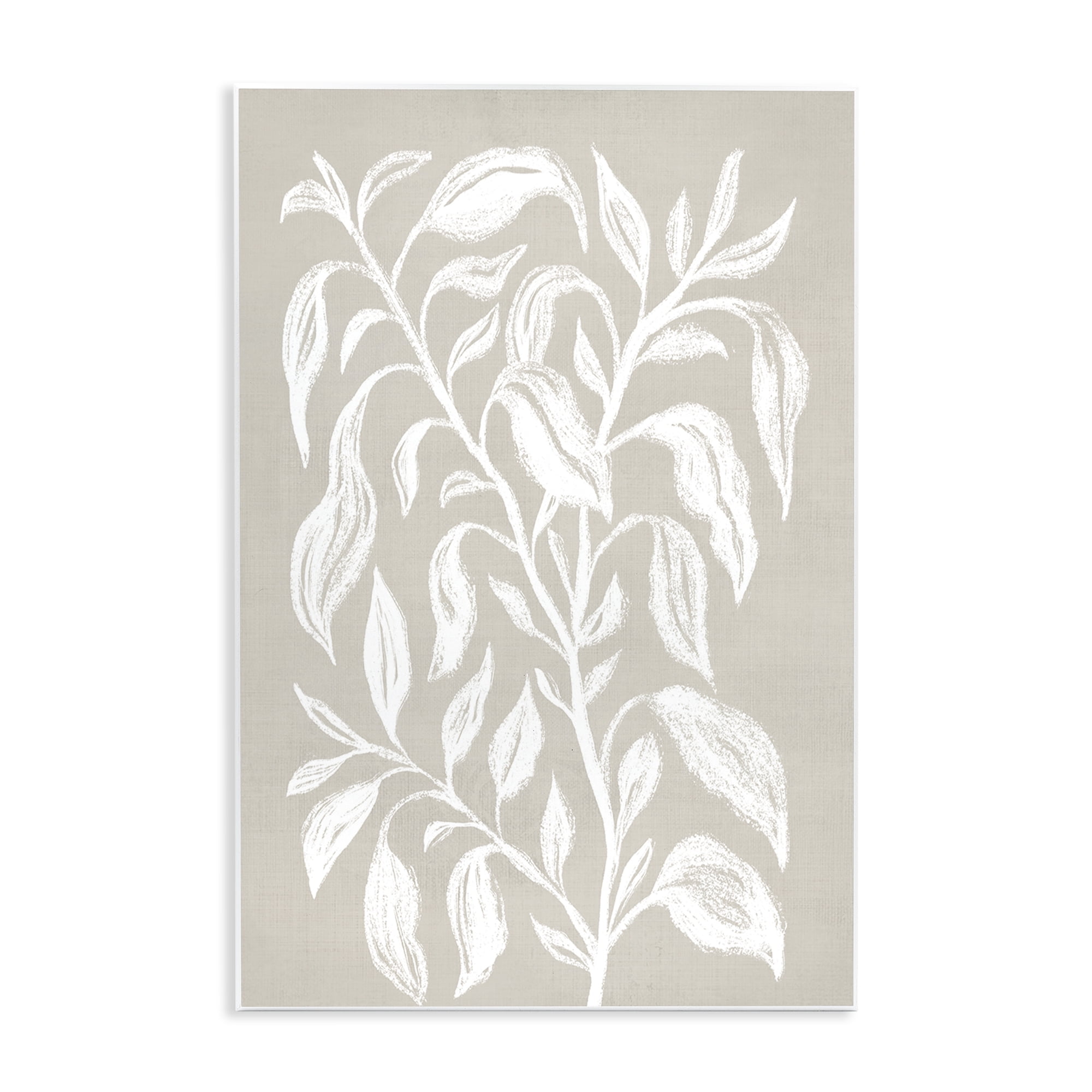 Stupell Industries Chalk Sketch Botanicals Plants & Flowers Painting Unframed Art Print Wall Art, 13 x 19