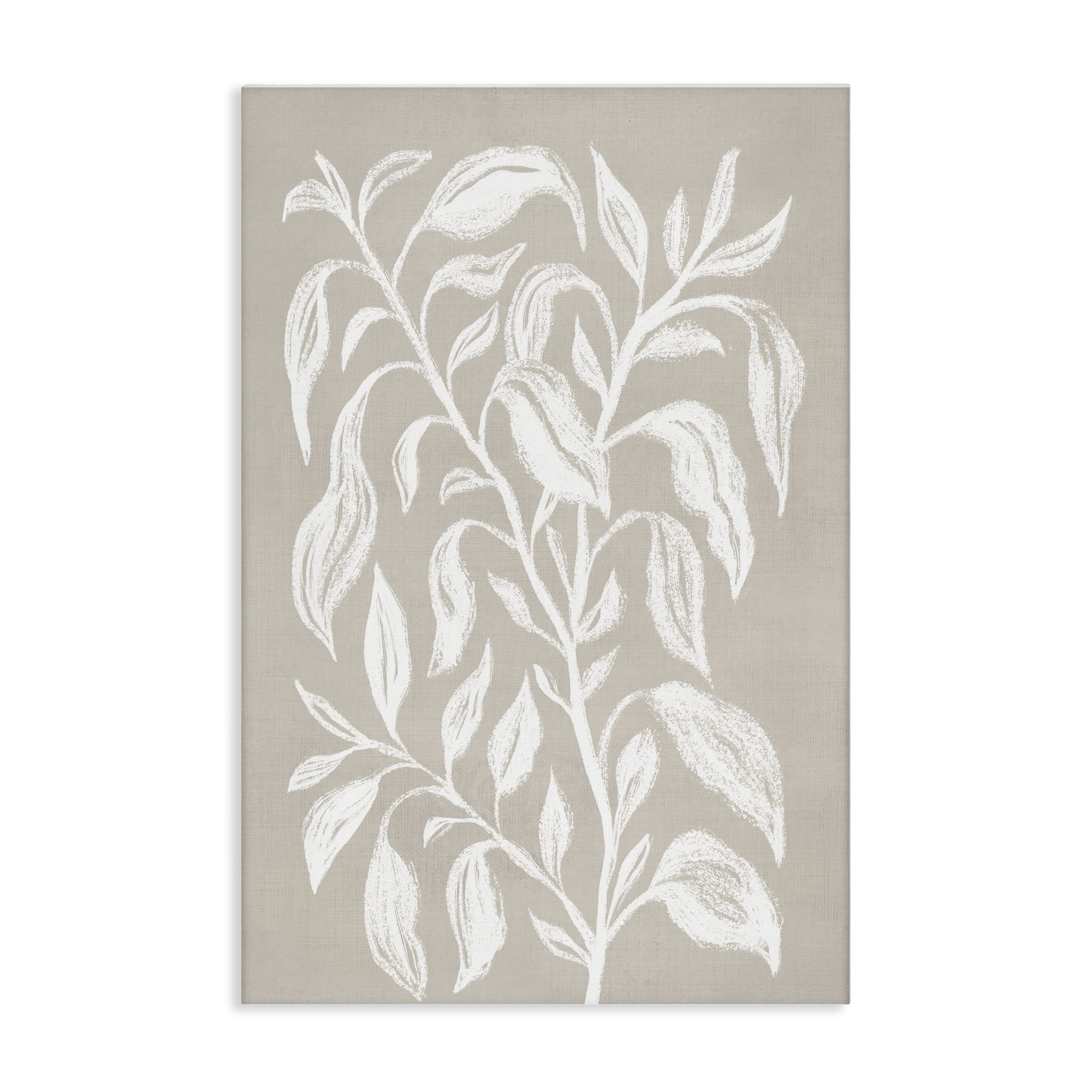 Stupell Industries Chalk Sketch Botanicals Plants & Flowers Painting Wrapped Canvas Art Print Wall Art, 16 x 24