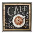 thumbnail image 1 of Stupell Industries Chalkboard Style Cafe Sign Food & Beverage Painting Gray Floater Framed Canvas Art Print Wall Art, 25 x 25, 1 of 9