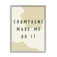 thumbnail image 1 of Stupell Industries Champagne Made Me Do It Wine Abstract Pattern, 24 x 30, Design by Daphne Polselli, 1 of 5