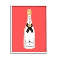 thumbnail image 1 of Stupell Industries Champagne on Red Food & Beverage Painting White Framed Art Print Wall Art, 11 x 14, 1 of 9