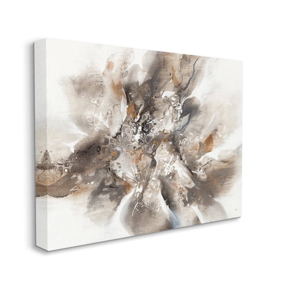 Stupell Industries Chaotic Abstract Brush Strokes Square Shape Patterns,24 x 30,Designed by K. Nari