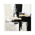thumbnail image 1 of Stupell Industries Chaotic Black Abstract Abstract Painting Gallery Wrapped Canvas Art Print Wall Art, 24 x 24, 1 of 8
